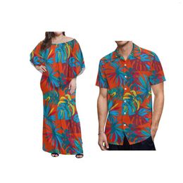 Party Dresses Summer Large Size 7XL Off The Shoulder Dress Polynesian Tribal Sublimation Print Women Custom Image Poncho