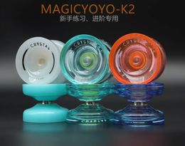 Magicyoyo Arrival Responsive Crystal YoYo K2P Plastic Yo for Kids Beginner Replacement Unresponsive Bearing for Advancer240311