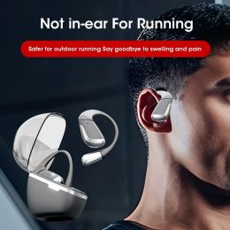 Headphones For Xiaomi Bone Conduction Wireless Bluetooth Earbuds Noise Cancelling Call Waterproof Sport Stereo Headsets withMicrophone