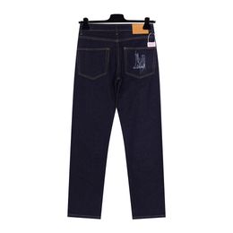 2024 Top Designer Mens Jeans Purple Jeans Men Star Embroideryl Logo VV Denim Jeans مباشرة