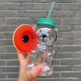 Wine Glasses Coffee Cup Uses Perfect Gift Fashionable There Must Be Practical Goods Cute Bear Glass Kitchen Bar Supplies