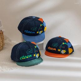 Ball Caps Kids Baby Hats Personality Dinosaur Print Toddler Visors Colour Matching Cowboy Soft Hat For Boy Girl Baseball Cap