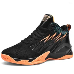 Basketball Shoes Mesh Men Women Sneakers Unisex Breathable Sports Footwear Comfortable Non-slip Zapatillas Teenagers Big Size