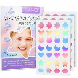 84pcs Cute Heart Fr Invisible Acne Removal Pimple Patch Beauty Acne Tools Pimple Acne Ccealer Face Spot Scar Care Stickers 48vW#