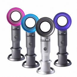 portable Fan USB Rechargeable Bladel Fan Handheld Mini Cooler No Leaf Fan Eyel Nail Makeup Tools With Cell Phe Stand f9ms#