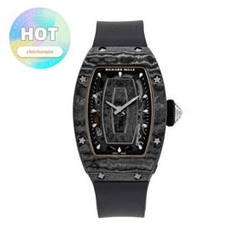 RM Racing Wrist Watch RM07-01 Automatic Watches Swiss Made Wristwatches Ms Carbon Fibre TPT RM07-01