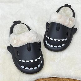 Slippers Men's Cotton Shoes Autumn Winter Cartoon Cute Style Coupleshoes Indoor Outside Soft Anti-slip Young Comfortable