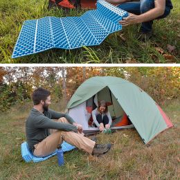 Mat 188x57cm Ultralight Camping Mat Foam Seat Folding Outdoor Camp Bed Egg Cell Tent Backpacking Hiking Waterproof Sleeping Pad