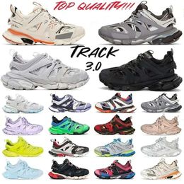 Top Series Track Sneakers Shoes Tracks 3.0 paris Italy Brand Triple leather Nylon Printed Platform famous trainers sports Mens Womens Designer sneakers