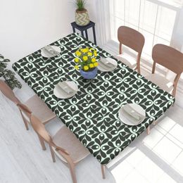 Table Cloth Rectangular Waterproof Oil-Proof Orla Kiely Floral Abstract Tablecloth Cover 4FT Fit Scandinavian Flower