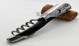 Laguiole Black Horn Corkscrew Opener Wine Bottle Opener Beer Cap and Multifunctional Waiter039s Red Wine Opener 2012041836421