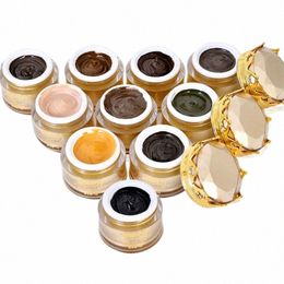 15ml Tattoo Pigment Permanent Makeup Ink Set Eyebrow Lips Eye Line Tattoo Color Microblading Paste Eyebrow Tattoo Drawing Making 68Ej#