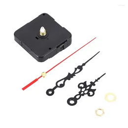 Wall Clocks Large Size Red Hands Kit Quartz Precision Clockwork Clock Repair Top Seller Silent Black