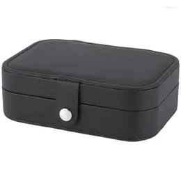 Jewelry Pouches Travel Box Organizer For Double Layer Portable Mini Case Display Storage Holder Boxes