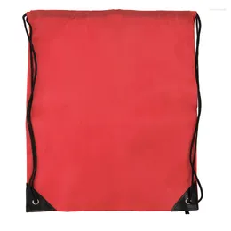 Storage Bags Fashion Travel Home String Drawstring Backpack Sack Gym Tote Bag School