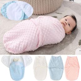 Blankets Born Thicken Wrap Swaddle Warm Soft Fleece Blanket Baby Sleeping Bag Envelope For Sleepsack Cotton Cocoon 0-6 Months