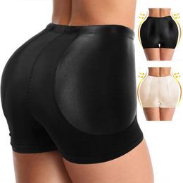 Back And Hip Padded Shorts For Women Shapewear Seamless Butt Lifter Shaper Panties Booty Lifting Enhancer Push Up 240314