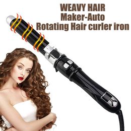 Irons Automatic Curling Iron 360 Degree Rotating Hair Curler Ceramic Roller Hair Waver Multifunctional Styling Tools Women Styler