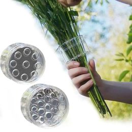 Vases Plastic Spiral Ikebana Stem Holder Transparent Bouquet Floral Arranger Flower Arranging Tools