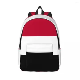 Backpack Yemen Flag Male School Student Female Large Capacity Laptop