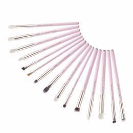 jup Makeup Brushes Set 15pcs Eye Make up Brush Eyeshadow Eyebrow Liner Blending Ccealer Cosmetic Tool Kits Goat Hair Brush 96gS#