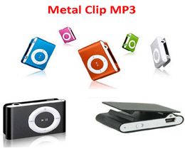Mini Metal Clip MP3 Player Sports Music Players with Micro SDTF Card Slot No Memory Card without Earphone USB Cable No LCD Screen5053624