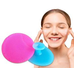 Soft face brush Facial Exfoliating Brush silicone Cleaning Pad Wash Face Facial Exfoliating Brush SPA Skin Scrub Cleanser Tool 5787270235