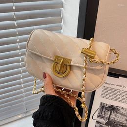 Shoulder Bags Mini Women's Bag PU Leather Vintage Crossbody Fashion Chain Luxury Design Ladies Messenger And Handbags