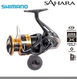 Reels 2022 Original SHIMANO SAHARA Fishing Wheel 500 1000 C2000S 2500 C3000 4000XG C5000XG ARC Spinning Fishing Reel