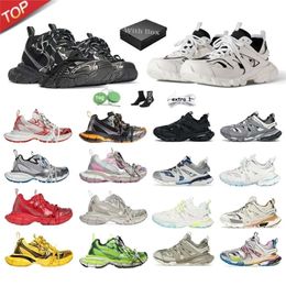 with Box 3XL Track 3.0 Designer Shoes Men Women Tripler Sliver Beige White Gym Red Dark Grey Sneakers Fashion Plate for Me