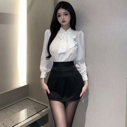 Sexy Uniform, Pure Desire, Stockings, Accessories, Lingerie, Ol Secretary, Fun, Buttocks Wrapped Skirt, Qqny, Women's Set, Sentiment