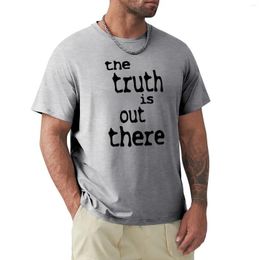 Men's Polos THE TRUTH IS OUT THERE T-Shirt Blouse Plus Size Tops Tees Sizes Mens Graphic T-shirts Big And Tall
