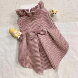 Dog Apparel Winter Dress Cat Puppy Small Costume Chihuahua Yorkie Pomeranian Bichon Poodle Schnauzer Pug Clothes Pet Clothing