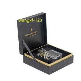 luxury high end black perfume bottle packaging box with eva perfume Hard gift box for 10ml 50ml