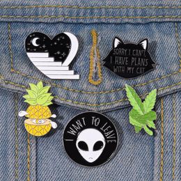 animals fruits funny quotes enamel pins Cute Anime Movies Games Hard Enamel Pins Collect Cartoon Brooch Backpack Hat Bag Collar Lapel Badges