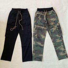 Vintage camo overalls Multiple Pockets Camouflage Pants Men Women 1 Best-Quality Cargo Trousers NEW