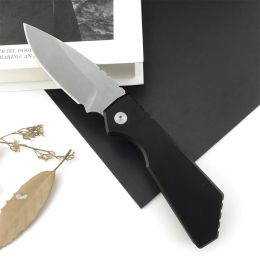 AU TO Knife D2 Blade T6 Aluminum Handle with Clip Sharp Camping Fruit Knife Survival Hunting Knives Edc Folding Pocket Mini Knife Box Opener