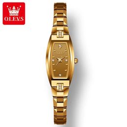 OLEVS 5501 Japan Quartz Tungsten steel Strap Women Wristwatches Fashion Luxury Superthin Waterproof Watches For 240315