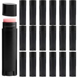 100pcs 5ml Empty oval Lip Gloss Tubes Empty Cosmetic Ctainers Lipstick Jar Balm Tube Cap Ctainer Portable Travel Makeup Tool J1LJ#