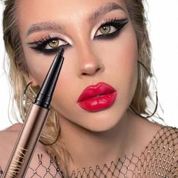 waterproof Eyeliner Gel Pencil Fast-drying Red Brown Black Blue Eye Liner Soft Easy Wear High Pigment Lg Lasting Eyes Makeup P2e3#