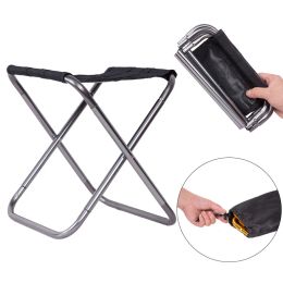 Chairs Outdoor Folding Fold Aluminium Chair Stool Seat Fishing Camping Outdoor Foldable Fishing Chair Ultra Light Weight Portable