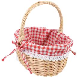 Baskets Wedding Decorations Fruit Basket Picnic Storage Bag Little Red Riding Hood Child Bread bins