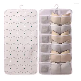 Storage Bags Underwear Organiser For Closet Muti-Pocket Non-woven Cloth Space Saver Bag Lingerie