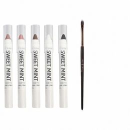 matte White Eyeliner Makeup Shiny Glitter Eyeshadow Pen Eye Tip Brightening Waterproof High-gloss Silkworm Pen Eye Makeup Tool U58c#