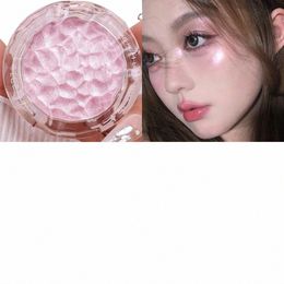 mochrome Pink Diamd Highlighter Palette Waterproof Lasting Shiny Brighten Face High Gloss Sier Eyeshadow Makeup Cosmetics A6OA#