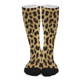 Women Socks Animal Pattern Stockings Ladies Leopard Print High Quality Trendy Running Non Skid Design Birthday Present