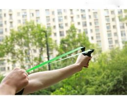 Archery Black Catapult Band Hunting Traditional Resin Shot Shooting With Aiming Points Rubber Sling Flat Game Outdoor Slingshot Uttvv