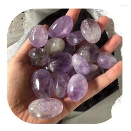 Decorative Figurines Polished Amethyst Crystal Tumbled Healing Gemstones For Home Decor