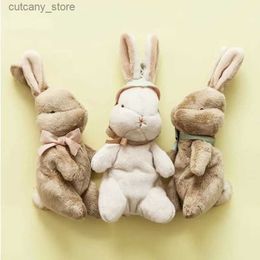 Stuffed Plush Animals Kawaii Bunny Plushies with Colorbox Cute Handmad Rabbit Stuffed Toys For Newborn Baby Soft Bunny Dolls Gift For Easter Christmas L240320