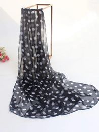 Scarves Fashion Spring/Summer Women Dot Printing Beach Silk Scarf Shawls Female Long Wraps Sunscreen Hijab